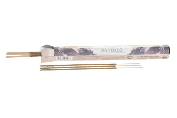 INCIENSO VARILLA SET 15 AROMA COPAL Y SANDALO 25X8,5X6 24 CM, MASA