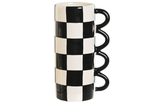 JARRON CERAMICA BICOLOR