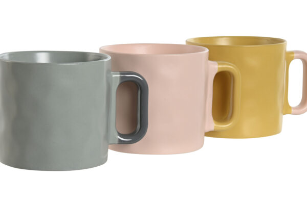 TAZA PORCELANA ONDAS 420 ML