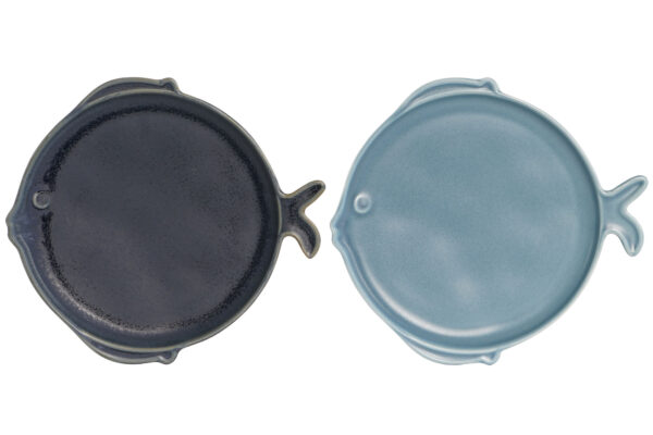 PLATO PORCELANA PEZ 19 CMS