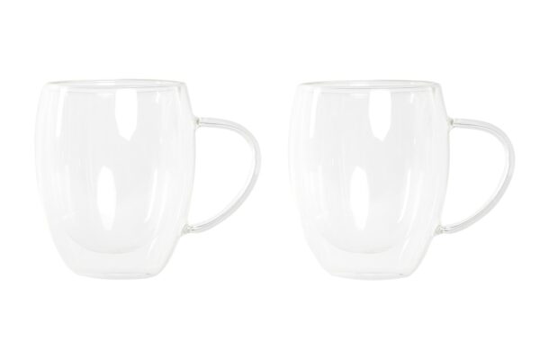 TAZA SET CRISTAL DOBLE PARED 350 ML