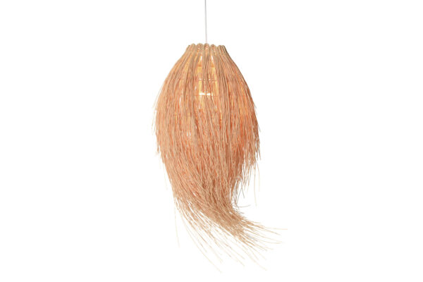 LAMPARA TECHO RATAN HECHA A MANO