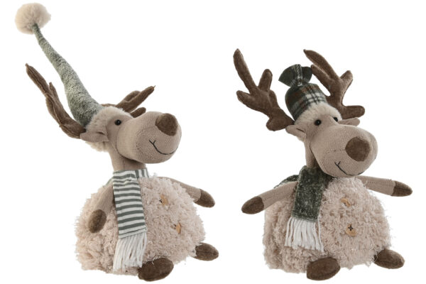 DECORACION NAVIDAD RENO BUFANDA