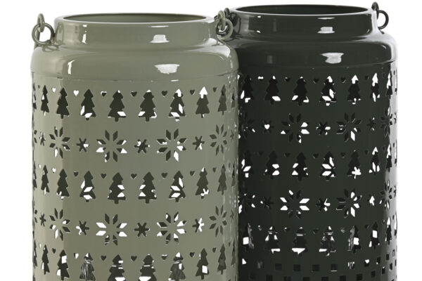 PORTAVELA NAVIDAD METAL