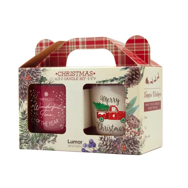 PACK 2 VELAS PERFUMADAS CHRISTMAS SET