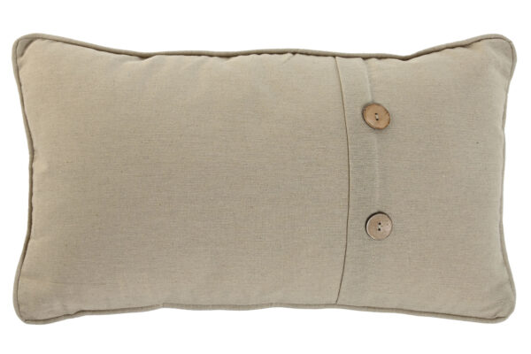 COJIN BOTONES COCO ALGODON 50X30